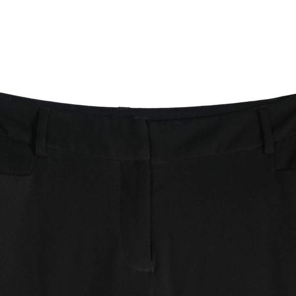 Apt 9 Dress Pants Womens 10 Black Curvy Fit Wide Leg Pockets Trousers Preppy - Picture 4 of 8